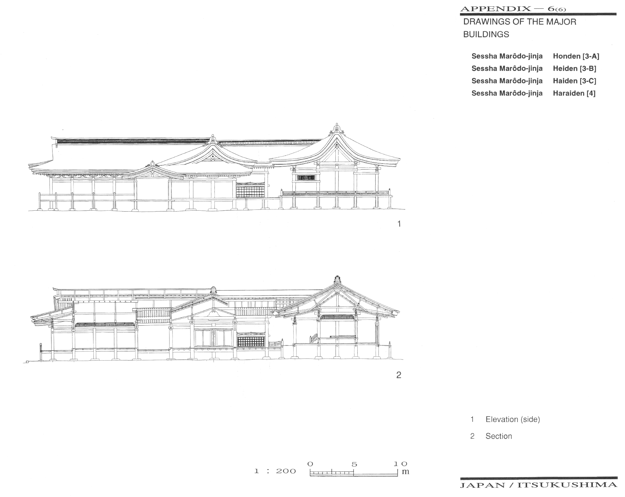 DRAWINGS OF THE MAJOR BUILDINGS