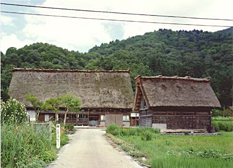 2-13. Ogimachi Village: Wada House, front view