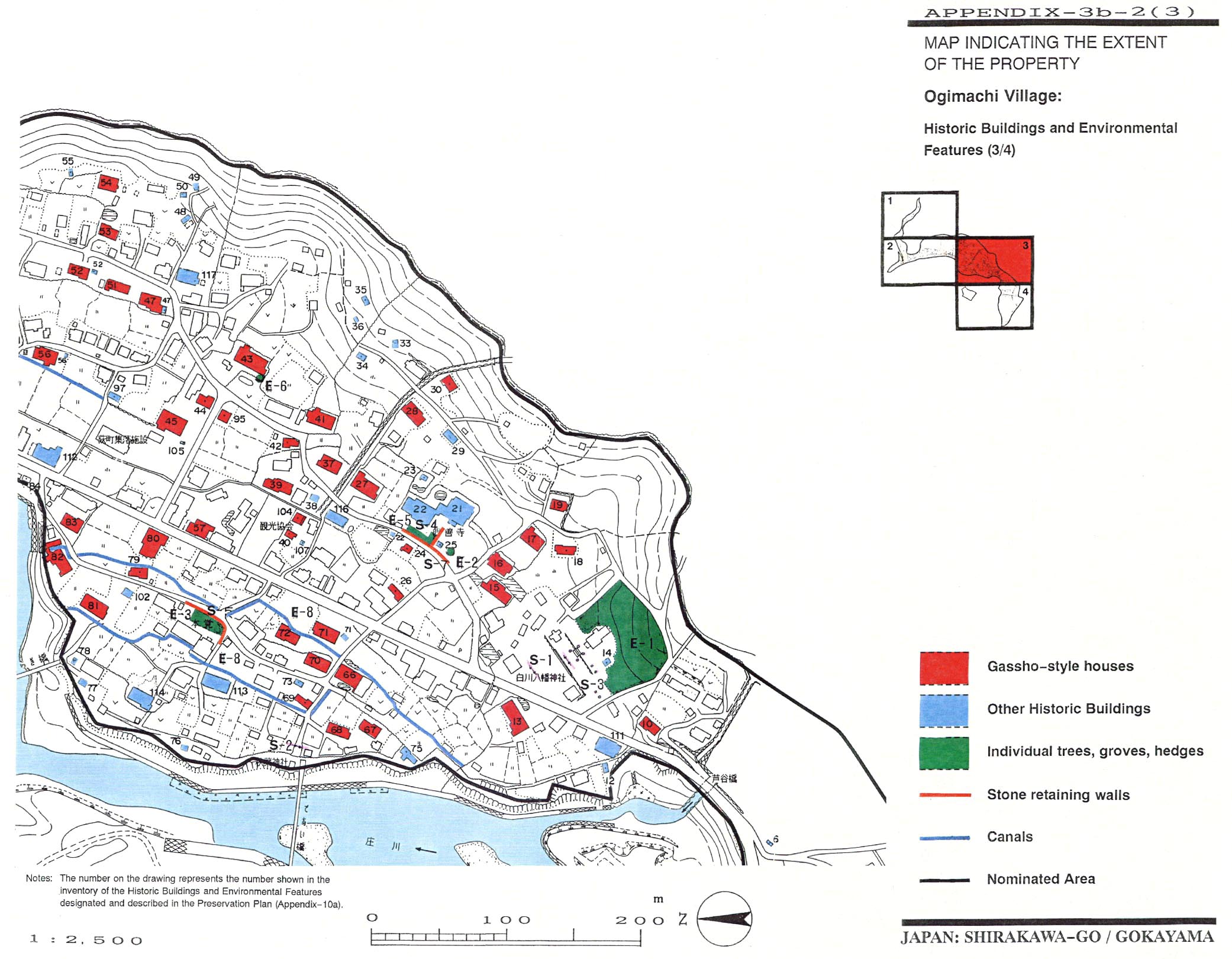 MAP INDICATING THE EXTENT OF THE PROPERTY